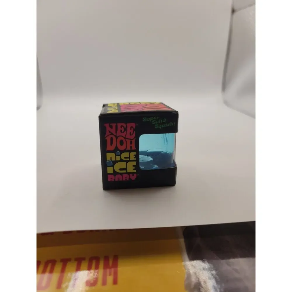Needoh Nice Baby Mini Ice Cube Fidget Cube Toy Blue Sensory Viral NEW